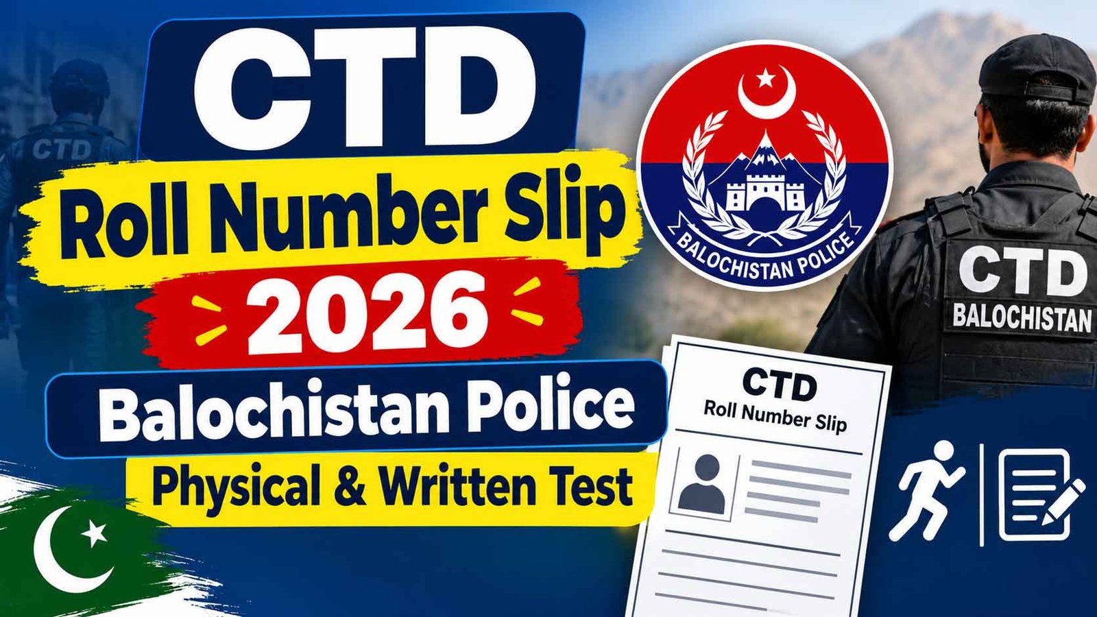 CTD Roll Number Slip 2026