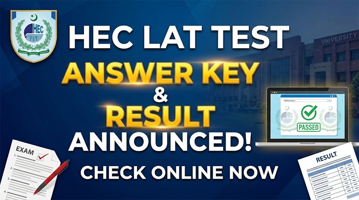 HEC LAT test result answer key