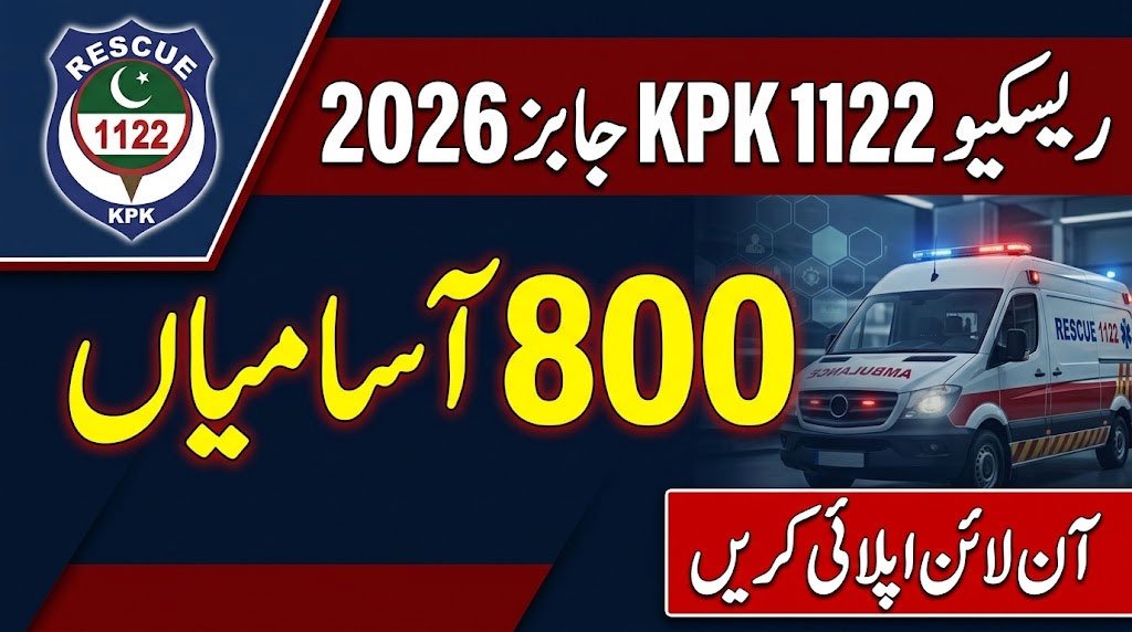 KPK Rescue 1122 Jobs 2026 Online Apply