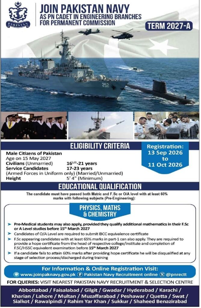 PN-Cadet-For-Permanent-Commission-(2027-A)-Pak-Navy