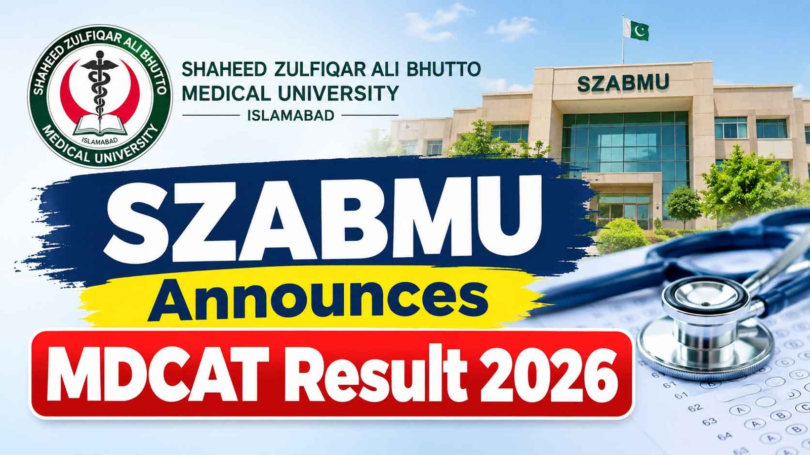 SZABMU Announces MDCAT Result 2026