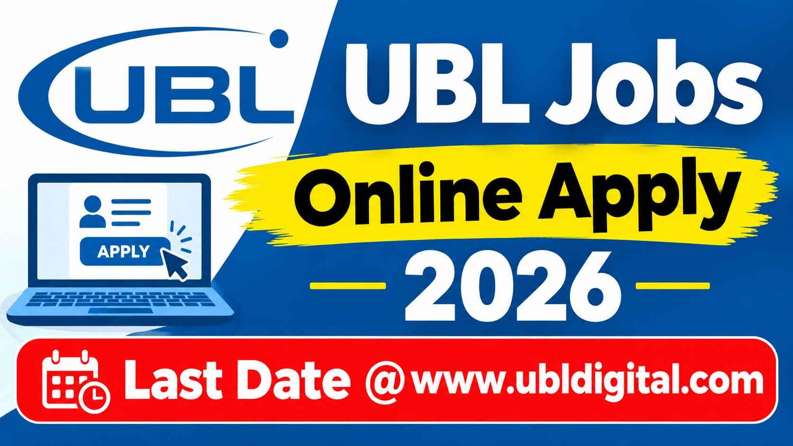 UBL Jobs Online Apply 2026